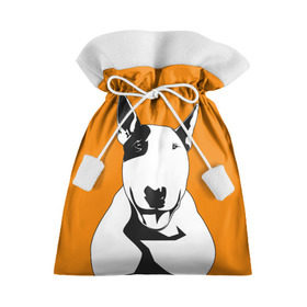 Подарочный 3D мешок с принтом Солнечнй бультерьер , 100% полиэстер | Размер: 29*39 см | Тематика изображения на принте: бультерьер | домашние животные | пес | песик | собака | собачка