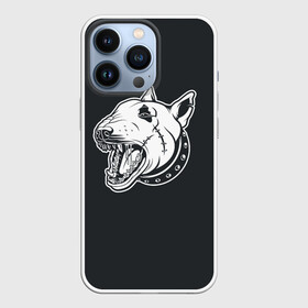 Чехол для iPhone 13 Pro с принтом Опасный бультерьер ,  |  | домашние животные | пес | собака