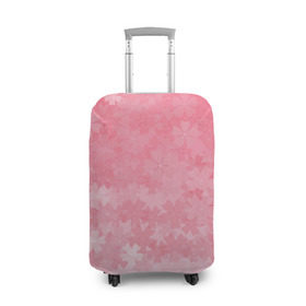 Чехол для чемодана 3D с принтом Сакура , 86% полиэфир, 14% спандекс | двустороннее нанесение принта, прорези для ручек и колес | japan | sakura | вишня | розовый | сакура | цветок | цветы | япония