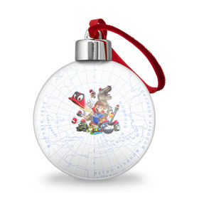Ёлочный шар с принтом Марио , Пластик | Диаметр: 77 мм | mario | nintendo | игра | луиджи | марио | нинтендо