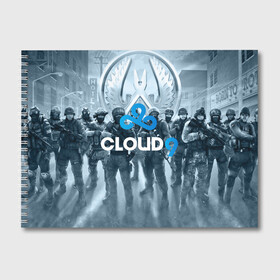 Альбом для рисования с принтом CLOUD 9 CS GO , 100% бумага
 | матовая бумага, плотность 200 мг. | Тематика изображения на принте: cloud 9 | counter strike | cs go | esports | team | известные | киберспорт | мировые | спорт