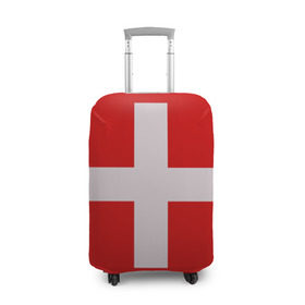 Чехол для чемодана 3D с принтом Швейцария , 86% полиэфир, 14% спандекс | двустороннее нанесение принта, прорези для ручек и колес | Тематика изображения на принте: мир | страна | швейцария