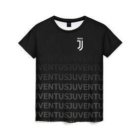 Женская футболка 3D с принтом Juventus 2018 Original , 100% полиэфир ( синтетическое хлопкоподобное полотно) | прямой крой, круглый вырез горловины, длина до линии бедер | juventus | линии | спорт | футбол | футбольный клуб | ювентус
