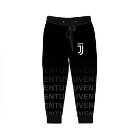 Детские брюки 3D с принтом Juventus 2018 Original , 100% полиэстер | манжеты по низу, эластичный пояс регулируется шнурком, по бокам два кармана без застежек, внутренняя часть кармана из мелкой сетки | juventus | линии | спорт | футбол | футбольный клуб | ювентус