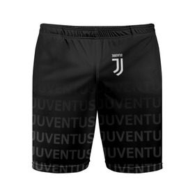 Мужские шорты спортивные с принтом JUVENTUS SPORT ,  |  | juventus | линии | спорт | футбол | футбольный клуб | ювентус