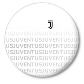 Значок с принтом Juventus 2018 Original ,  металл | круглая форма, металлическая застежка в виде булавки | Тематика изображения на принте: juventus | спорт | спортивные | футбол | футбольный клуб | ювентус