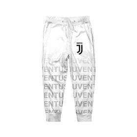 Детские брюки 3D с принтом Juventus 2018 Original , 100% полиэстер | манжеты по низу, эластичный пояс регулируется шнурком, по бокам два кармана без застежек, внутренняя часть кармана из мелкой сетки | juventus | спорт | спортивные | футбол | футбольный клуб | ювентус