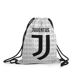 Рюкзак-мешок 3D с принтом Juventus 2018 Original , 100% полиэстер | плотность ткани — 200 г/м2, размер — 35 х 45 см; лямки — толстые шнурки, застежка на шнуровке, без карманов и подкладки | juventus | спорт | спортивные | футбол | футбольный клуб | ювентус