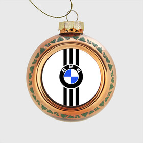 Стеклянный ёлочный шар с принтом BMW SPORTWEAR , Стекло | Диаметр: 80 мм | bmw | автомобильные | бмв | машины