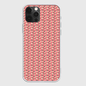 Чехол для iPhone 12 Pro Max с принтом Мопсики на розовом , Силикон |  | домашние животные | мопс | пес | песик | собака | собачка