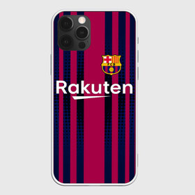 Чехол для iPhone 12 Pro Max с принтом Barcelona FC , Силикон |  | barcelona | club | football | soccer | sport | team | атрибутика | барса | барселона | клуб | спорт | футбол