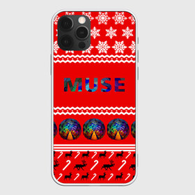 Чехол для iPhone 12 Pro Max с принтом Праздничный Muse , Силикон |  | muse | альтернативный | группа | доминик ховард | знак | красный | крис уолстенхолм | мо | моус | моусе | муза | музе | мусе | мэттью беллами | надпись | новогодний | новый год | праздник | прогрессивный