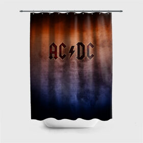 Штора 3D для ванной с принтом AC/DC , 100% полиэстер | плотность материала — 100 г/м2. Стандартный размер — 146 см х 180 см. По верхнему краю — пластиковые люверсы для креплений. В комплекте 10 пластиковых колец | ac dc | logo | metal | music | rock | лого | логотип | метал | музыка | рок