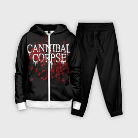 Детский костюм 3D с принтом Cannibal Corpse ,  |  | cannibal corpse | logo | metal | music | rock | лого | логотип | метал | музыка | рок