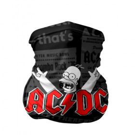 Бандана-труба 3D с принтом AC/DC , 100% полиэстер, ткань с особыми свойствами — Activecool | плотность 150‒180 г/м2; хорошо тянется, но сохраняет форму | ас | ац | диси | дс | дц | исидиси | эйси