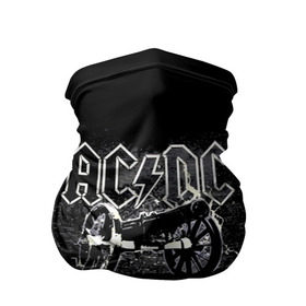 Бандана-труба 3D с принтом AC/DC , 100% полиэстер, ткань с особыми свойствами — Activecool | плотность 150‒180 г/м2; хорошо тянется, но сохраняет форму | Тематика изображения на принте: ас | ац | диси | дс | дц | исидиси | эйси