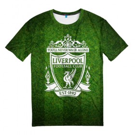 Мужская футболка 3D с принтом Liverpool , 100% полиэфир | прямой крой, круглый вырез горловины, длина до линии бедер | club | football | liverpool | soccer | sport | team | атрибутика | клуб | ливерпуль | спорт | футбол