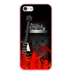 Чехол для iPhone 5/5S матовый с принтом Bullet for my Valentine , Силикон | Область печати: задняя сторона чехла, без боковых панелей | bullet for my valentine | logo | metal | music | rock | лого | логотип | метал | музыка | рок