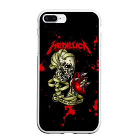 Чехол для iPhone 7Plus/8 Plus матовый с принтом Metallica heart explosive , Силикон | Область печати: задняя сторона чехла, без боковых панелей | Тематика изображения на принте: metallica | группа | джеймс хэтфилд | кирк хэмметт | ларс ульрих | метал | металика | металлика | миталика | музыка | роберт трухильо | рок | трэш | трэшметал | хард | хардрок | хеви | хевиметал