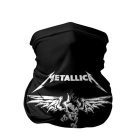 Бандана-труба 3D с принтом Metallica , 100% полиэстер, ткань с особыми свойствами — Activecool | плотность 150‒180 г/м2; хорошо тянется, но сохраняет форму | Тематика изображения на принте: metallica | группа | джеймс хэтфилд | кирк хэмметт | ларс ульрих | метал | металика | металлика | миталика | музыка | роберт трухильо | рок | трэш | трэшметал | хард | хардрок | хеви | хевиметал