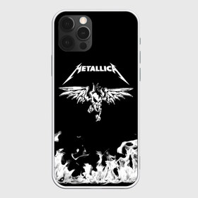 Чехол для iPhone 12 Pro Max с принтом Metallica , Силикон |  | metallica | группа | джеймс хэтфилд | кирк хэмметт | ларс ульрих | метал | металика | металлика | миталика | музыка | роберт трухильо | рок | трэш | трэшметал | хард | хардрок | хеви | хевиметал