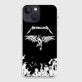 Чехол для iPhone 13 mini с принтом Metallica ,  |  | metallica | группа | джеймс хэтфилд | кирк хэмметт | ларс ульрих | метал | металика | металлика | миталика | музыка | роберт трухильо | рок | трэш | трэшметал | хард | хардрок | хеви | хевиметал