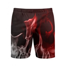 Мужские шорты 3D спортивные с принтом Огонь и дым ,  |  | fire | flame | in fire | smoke | в огне | дым | огненный | огонь | текстуры