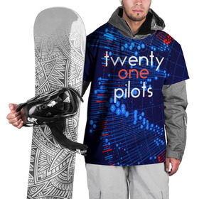 Накидка на куртку 3D с принтом TWENTY ONE PILOTS MUSIC LIFE , 100% полиэстер |  | rock | t.o.p. | top | twenty one pilots | рок
