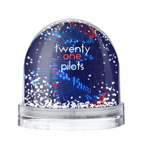 Водяной шар с принтом TWENTY ONE PILOTS MUSIC LIFE , Пластик | Изображение внутри шара печатается на глянцевой фотобумаге с двух сторон | rock | t.o.p. | top | twenty one pilots | рок
