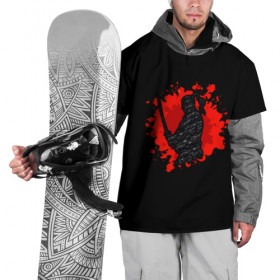 Накидка на куртку 3D с принтом Японский самурай , 100% полиэстер |  | Тематика изображения на принте: samurai | soldier | warrior | битва | воин | восток | закат | клинок | меч | япония