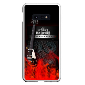 Чехол для Samsung S10E с принтом Five Finger Death Punch , Силикон | Область печати: задняя сторона чехла, без боковых панелей | five finger death punch | logo | metal | music | rock | лого | логотип | метал | музыка | рок