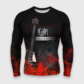 Мужской рашгард 3D с принтом Korn ,  |  | korn | logo | metal | music | rock | лого | логотип | метал | музыка | рок