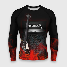 Мужской рашгард 3D с принтом Metallica ,  |  | logo | metal | metallica | music | rock | лого | логотип | метал | металика | металлика | музыка | рок