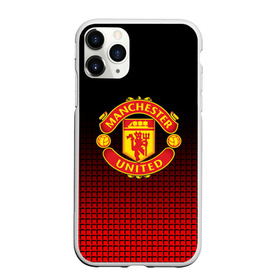 Чехол для iPhone 11 Pro матовый с принтом F C M U 2018 Geometry Sport , Силикон |  | fc | manchester united | манчестер юнайтед | спорт | спортивные | фк | футбол | футбольный клуб