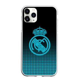 Чехол для iPhone 11 Pro Max матовый с принтом Real Madrid 2018 Original , Силикон |  | emirates | fc | real madrid | геометрия | реал мадрид | футбольный клуб | эмблема