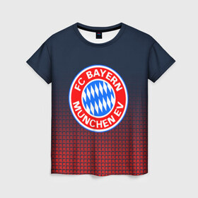 Женская футболка 3D с принтом FC Bayern 2018 Original , 100% полиэфир ( синтетическое хлопкоподобное полотно) | прямой крой, круглый вырез горловины, длина до линии бедер | bayern | fc | бавария | спорт | спортивные | футбол | футбольный клуб