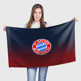 Флаг 3D с принтом FC Bayern 2018 Original , 100% полиэстер | плотность ткани — 95 г/м2, размер — 67 х 109 см. Принт наносится с одной стороны | bayern | fc | бавария | спорт | спортивные | футбол | футбольный клуб