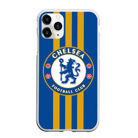 Чехол для iPhone 11 Pro матовый с принтом Chelsea 2018 Gold Line , Силикон |  | chelsea | fc | спорт | спортивные | футбол | футбольный клуб | челси