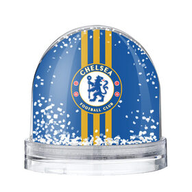 Снежный шар с принтом Chelsea 2018 Gold Line , Пластик | Изображение внутри шара печатается на глянцевой фотобумаге с двух сторон | Тематика изображения на принте: chelsea | fc | спорт | спортивные | футбол | футбольный клуб | челси
