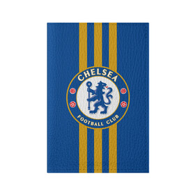 Обложка для паспорта матовая кожа с принтом Chelsea  2018 Gold Line , натуральная матовая кожа | размер 19,3 х 13,7 см; прозрачные пластиковые крепления | chelsea | fc | спорт | спортивные | футбол | футбольный клуб | челси