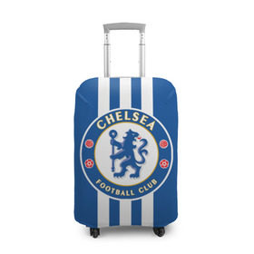 Чехол для чемодана 3D с принтом Chelsea 2018 White Line , 86% полиэфир, 14% спандекс | двустороннее нанесение принта, прорези для ручек и колес | chelsea | спорт | спортивные | футбол | футбольный клуб | челси