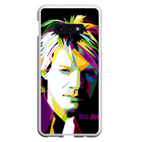 Чехол для Samsung S10E с принтом Jon Bon Jovi , Силикон | Область печати: задняя сторона чехла, без боковых панелей | bon jovi | jon bon jovi | актер | американская | американский | вокалист | гитарист | джон фрэнсис бонджови | искусство | лидер | лунный свет и валентино | маленький город | младший | молодые стрелки 2