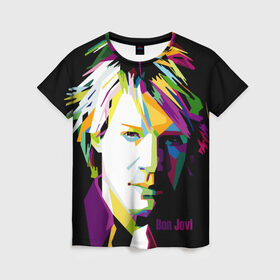Женская футболка 3D с принтом Jon Bon Jovi , 100% полиэфир ( синтетическое хлопкоподобное полотно) | прямой крой, круглый вырез горловины, длина до линии бедер | bon jovi | jon bon jovi | актер | американская | американский | вокалист | гитарист | джон фрэнсис бонджови | искусство | лидер | лунный свет и валентино | маленький город | младший | молодые стрелки 2
