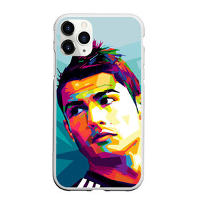 Чехол для iPhone 11 Pro матовый с принтом Cristiano Ronaldo , Силикон |  | криштиану | реал мадрид | роналду
