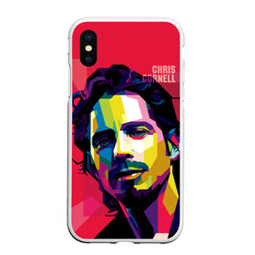 Чехол для iPhone XS Max матовый с принтом Chris Cornell , Силикон | Область печати: задняя сторона чехла, без боковых панелей | Тематика изображения на принте: audioslave | chris cornell | soundgarden | temple of the dog | автор | альт рок | альтернативный мета | американский | банджоист | барабанщик | вашингтон | вокалист | гитарист | гранж | группа | исполнитель | композитор