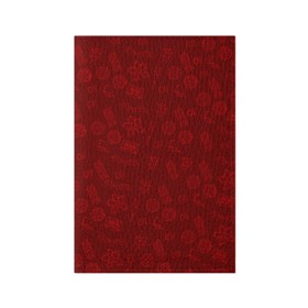 Обложка для паспорта матовая кожа с принтом Очень Странные дела Бомбинг , натуральная матовая кожа | размер 19,3 х 13,7 см; прозрачные пластиковые крепления | stranger things | паттерн | триллер