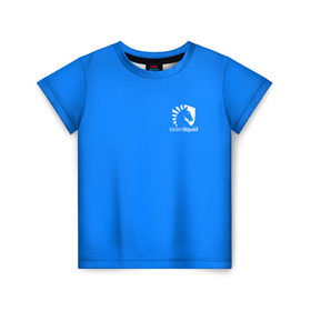 Детская футболка 3D с принтом Team Liquid Uniform , 100% гипоаллергенный полиэфир | прямой крой, круглый вырез горловины, длина до линии бедер, чуть спущенное плечо, ткань немного тянется | Тематика изображения на принте: dota | dota 2 | rpg | support | team | team liquid | дизайн | дота | игры | известные | киберспорт | логотип | спорт | униформа | эмблема