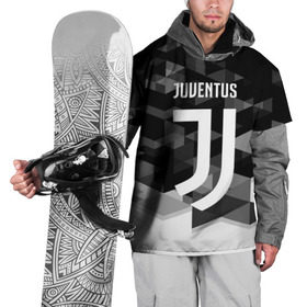 Накидка на куртку 3D с принтом Juventus 2018 Geometry Sport , 100% полиэстер |  | juventus | спорт | спортивные | футбол | футбольный клуб | ювентус