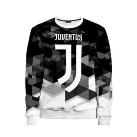 Детский свитшот 3D с принтом Juventus 2018 Geometry Sport , 100% полиэстер | свободная посадка, прямой крой, мягкая тканевая резинка на рукавах и понизу свитшота | juventus | спорт | спортивные | футбол | футбольный клуб | ювентус