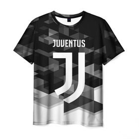 Мужская футболка 3D с принтом Juventus 2018 Geometry Sport , 100% полиэфир | прямой крой, круглый вырез горловины, длина до линии бедер | juventus | спорт | спортивные | футбол | футбольный клуб | ювентус